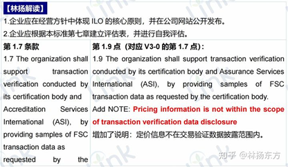 FSC产销监管链标准V3-1更新详细对比！